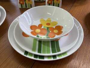 Figgjo Flint 'Annemarie' mid-century ceramic dinner setting for eight, 1970s - 3
