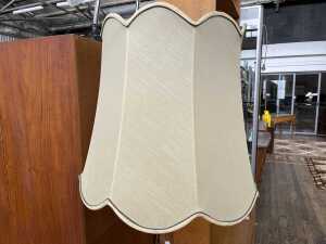 Mid-century silky oak standard lamp - 2