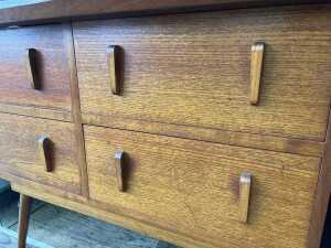 Mid-century mountain ash sideboard, 1950s - 6