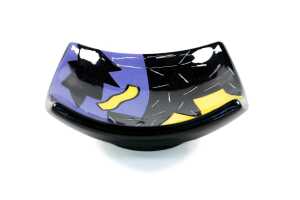 Monkeys of Melbourne Memphis-style ceramic dish, 1988 - 2