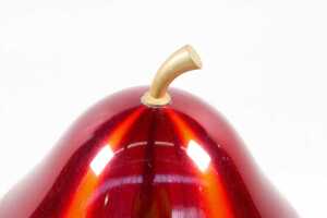 Mid-century Daydream red anodised aluminium pear-shaped ice bucket - 2