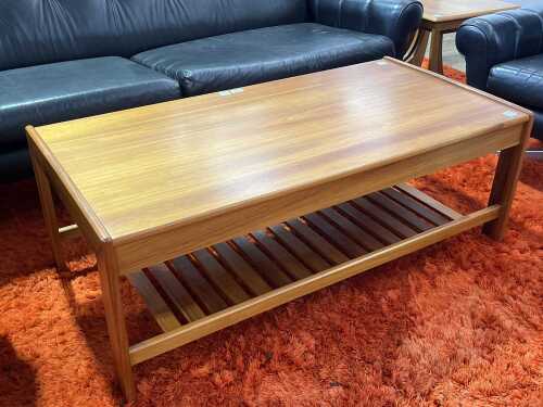 Mid-century blackwood coffee table