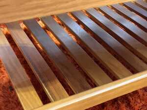 Mid-century blackwood coffee table - 4