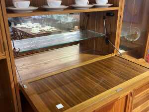 Mid-century teak wall unit in four modules - 5