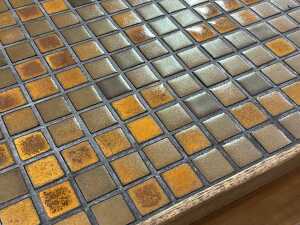 Mid-century tiled top coffee table - 5