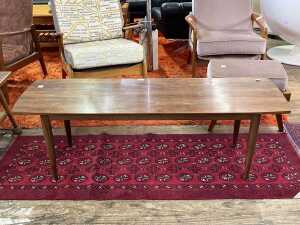 Mid-century blackwood coffee table