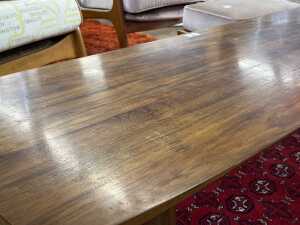 Mid-century blackwood coffee table - 4