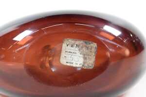 Fulvio Bianconi (1915-1996) for Venini Murano, glass Forato vase in purple, c. 1950s - 5