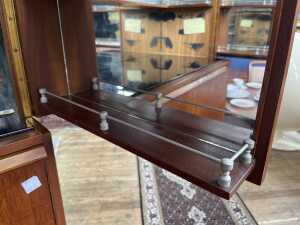 Avalon mid-century teak bar cabinet - 4