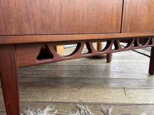Avalon mid-century teak bar cabinet - 7