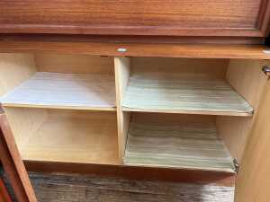 Mid-century teak wall unit - 4