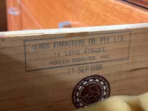 Alrob Mid-century teak lowline chest of drawers - 6