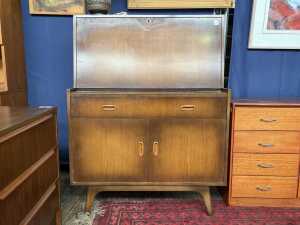 Mid-century teak bureau