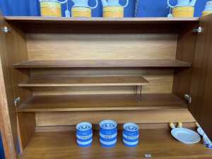 Parker mid-century teak buffet and hutch - 3