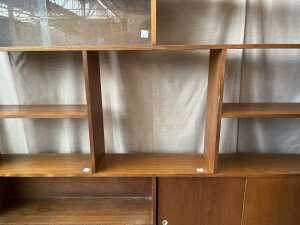 Mid-century teak wall unit - 5