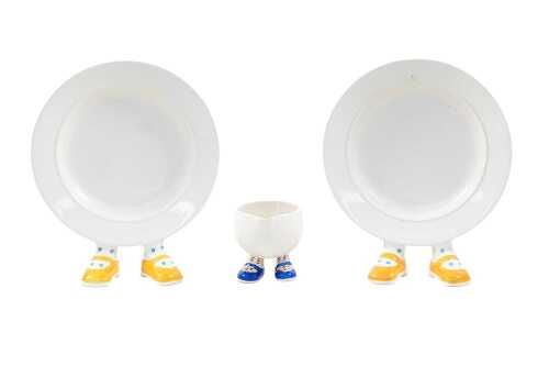 Three pieces of Carlton Ware 'Walking Ware' porcelain