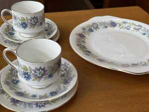 Paragon 'Cherwell' porcelain tea setting for six - 3