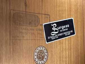 Mid century Burgess display cabinet. - 6