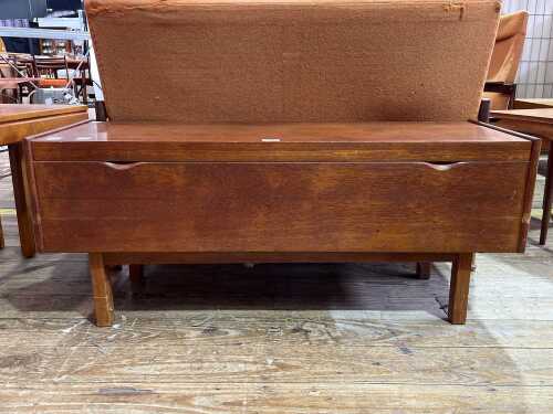 Mid-century teak blanket chest