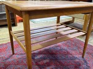 Parker mid-century teak side table - 3