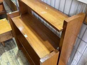 Mid-century blackwood stepped bookshelves - 3