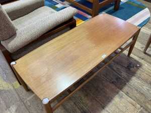 Danish De Luxe teak coffee table - 2