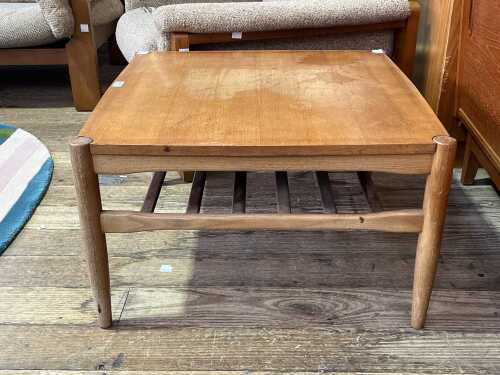 Danish De Luxe square coffee or side table