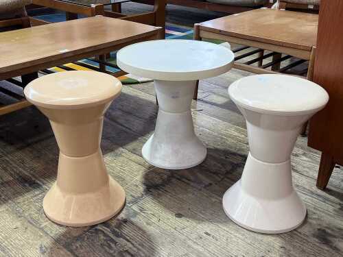 Vintage Caroma plastic table and two stools