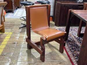 Post and Rail pine seven piece dining suite, 1970s - 3