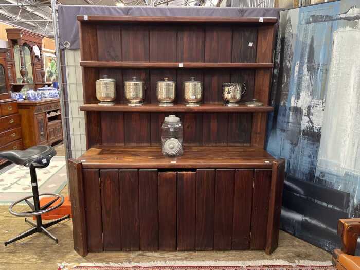 Post and Rail pine dresser, 1970s