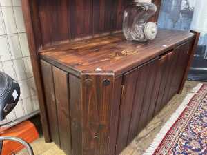 Post and Rail pine dresser, 1970s - 4