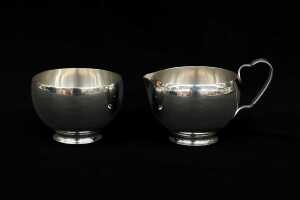 Olde Hall stainless steel five piece tea service - 4