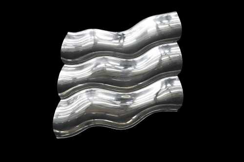 Sergio Asti 'Boca' mid-century stainless steel tray