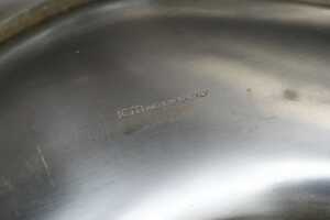 Sergio Asti 'Boca' mid-century stainless steel tray - 3