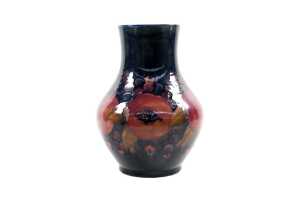 William Moorcroft 'Pomegranate' ceramic baluster vase