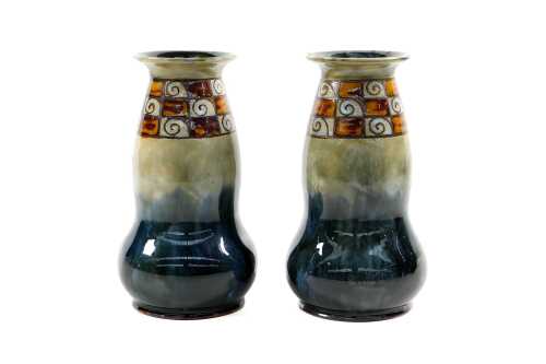 Pair of early 20th century Royal Doulton vases