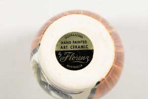 Six Florenz Pottery (Australia) (1934-1948) hand-painted ceramic cups with Australian motifs - 4