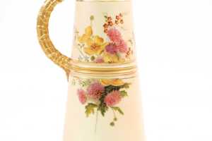 Edwardian Royal Worcester porcelain jug, 1903 - 2