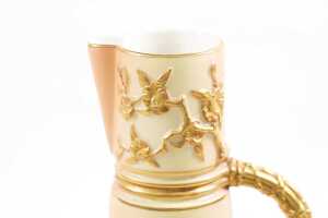 Edwardian Royal Worcester porcelain jug, 1903 - 4