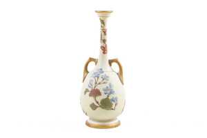 Victorian Royal Worcester porcelain vase and jug - 3