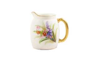 Victorian Royal Worcester porcelain vase and jug - 4