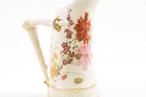 Victorian Royal Worcester porcelain jug, 1894 - 2