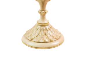 Antique Royal Worcester blushware porcelain vase, 1913 - 8