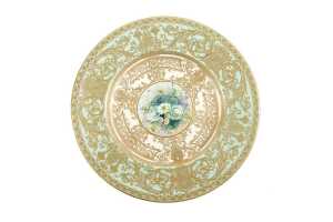 Antique Royal Worcester porcelain cabinet plate, 1921 and one other - 2