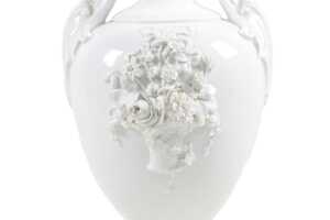 Royal Worcester blanc de chine porcelain twin handled vase - 2
