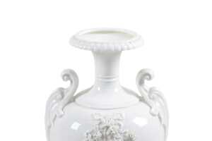 Royal Worcester blanc de chine porcelain twin handled vase - 3