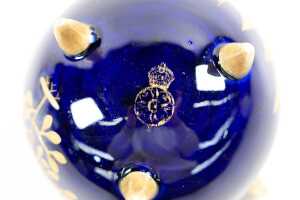 Victorian Royal Worcester porcelain cauldron vase - 3