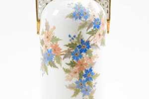 Antique Grainger and Co. of Worcester porcelain twin handled vase - 3