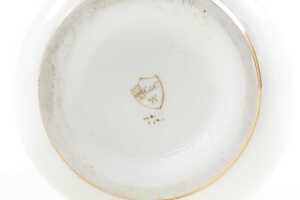 Antique Grainger and Co. of Worcester porcelain twin handled vase - 5