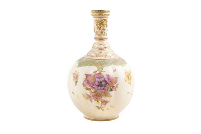 Antique Royal Crown Derby porcelain vase
